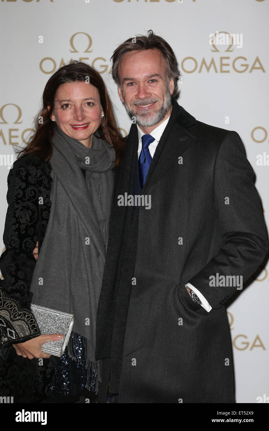 Cindy Crawford hosts VIP OMEGA dinner with OMEGA President Mr. Stephen