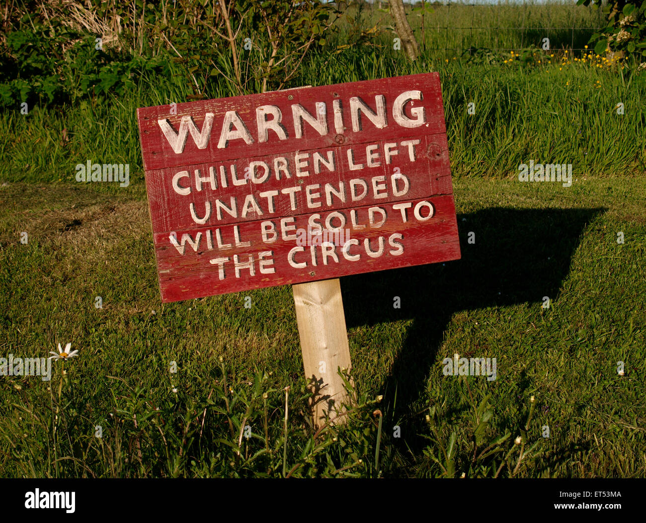 Sold To Circus Sign Sold To Circus Sign