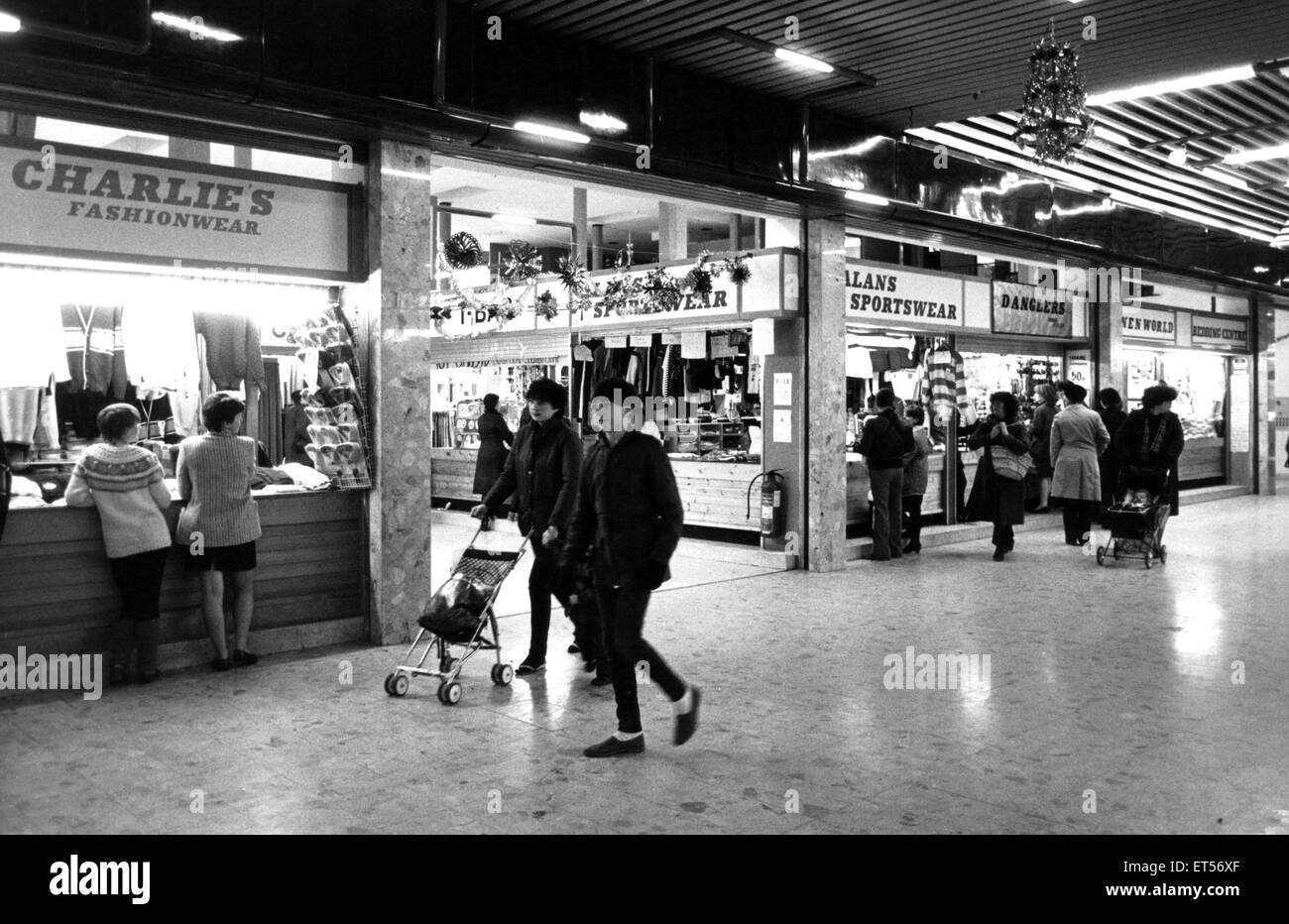 Hill Street Shopping Centre, Middlesbrough, 19th November 1982. Stock Photo