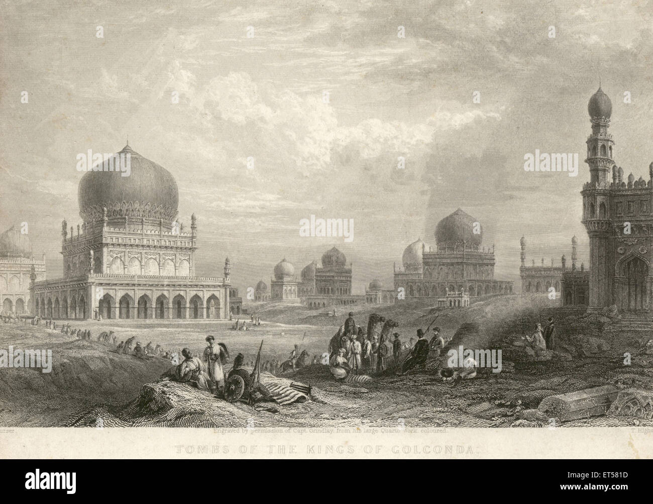 Golconda tombs hi-res stock photography and images - Alamy