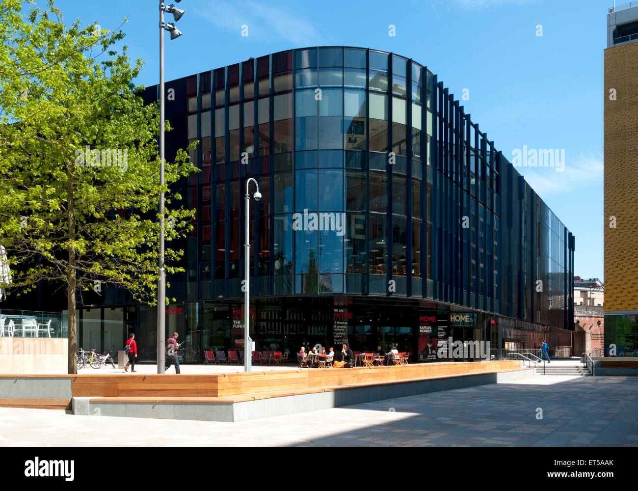 The 'Home' arts centre building, Tony Wilson Place, First Street