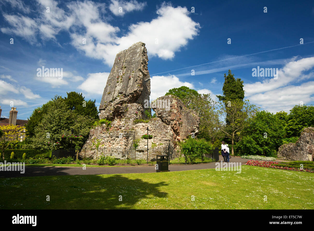 Bridgnorth Castle Bridgnorth Shropshire West Midlands England UK Stock Photo Alamy