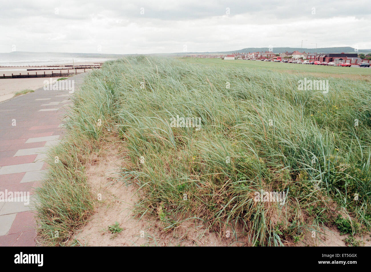 Redcar Sea Front, 13th July 1998. Stock Photo