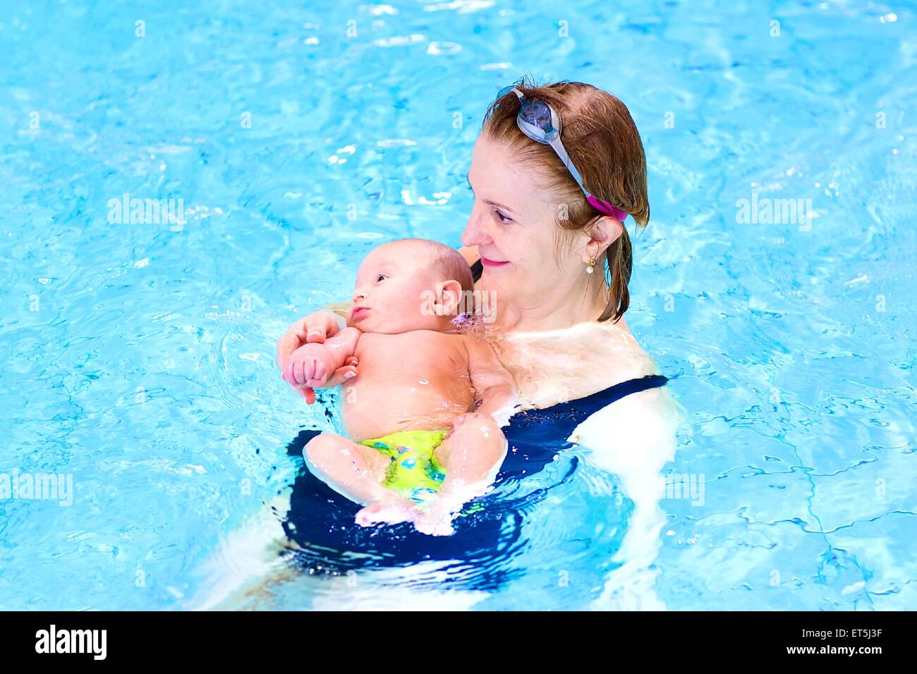 New Born Baby Swimming Pool High Resolution Stock Photography and Images Alamy