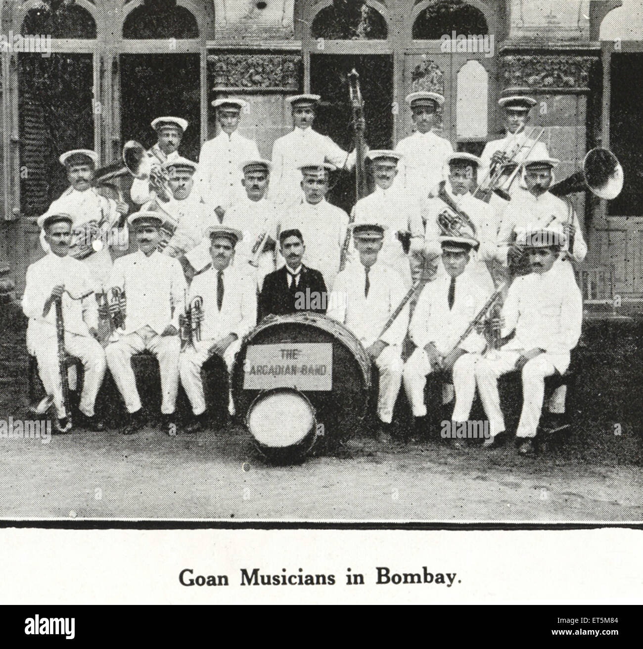 Catholic community Goan Musicians in Bombay Mumbai ; Maharashtra ; India NO MR Stock Photo
