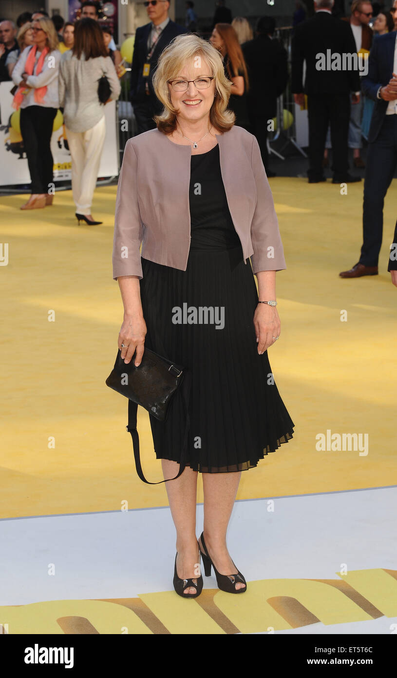 London, UK, UK. 11th June, 2015. Janet Healy attends the World Premiere of ''Minions 3D'' at Odeon Leciester Square. Credit:  Ferdaus Shamim/ZUMA Wire/Alamy Live News Stock Photo