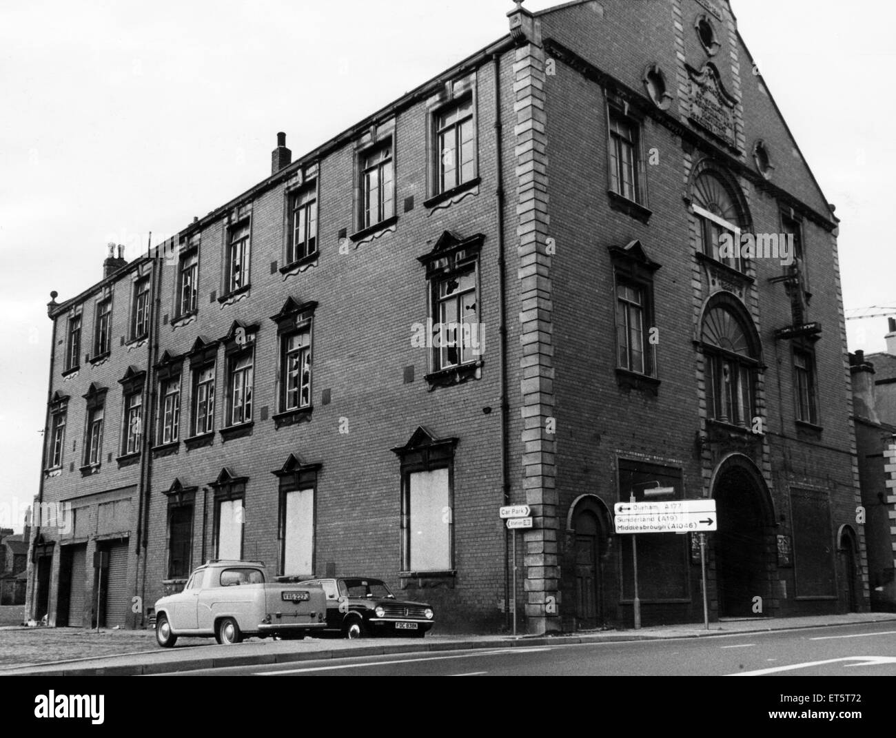 Jubilee Hall, Leeds Street, Stockton, 12th October 1972. Bought a year