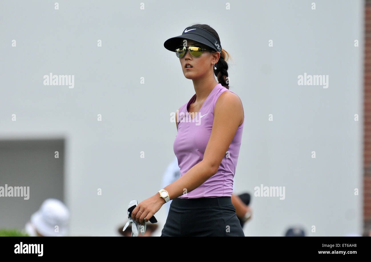 Harrison, New York, USA. 11th June, 2015. Michelle Wie in action during the KPMG Women's PGA Championship at Westchester Country Club in Harrison, New York. Gregory Vasil/Cal Sport Media Credit:  Cal Sport Media/Alamy Live News Stock Photo