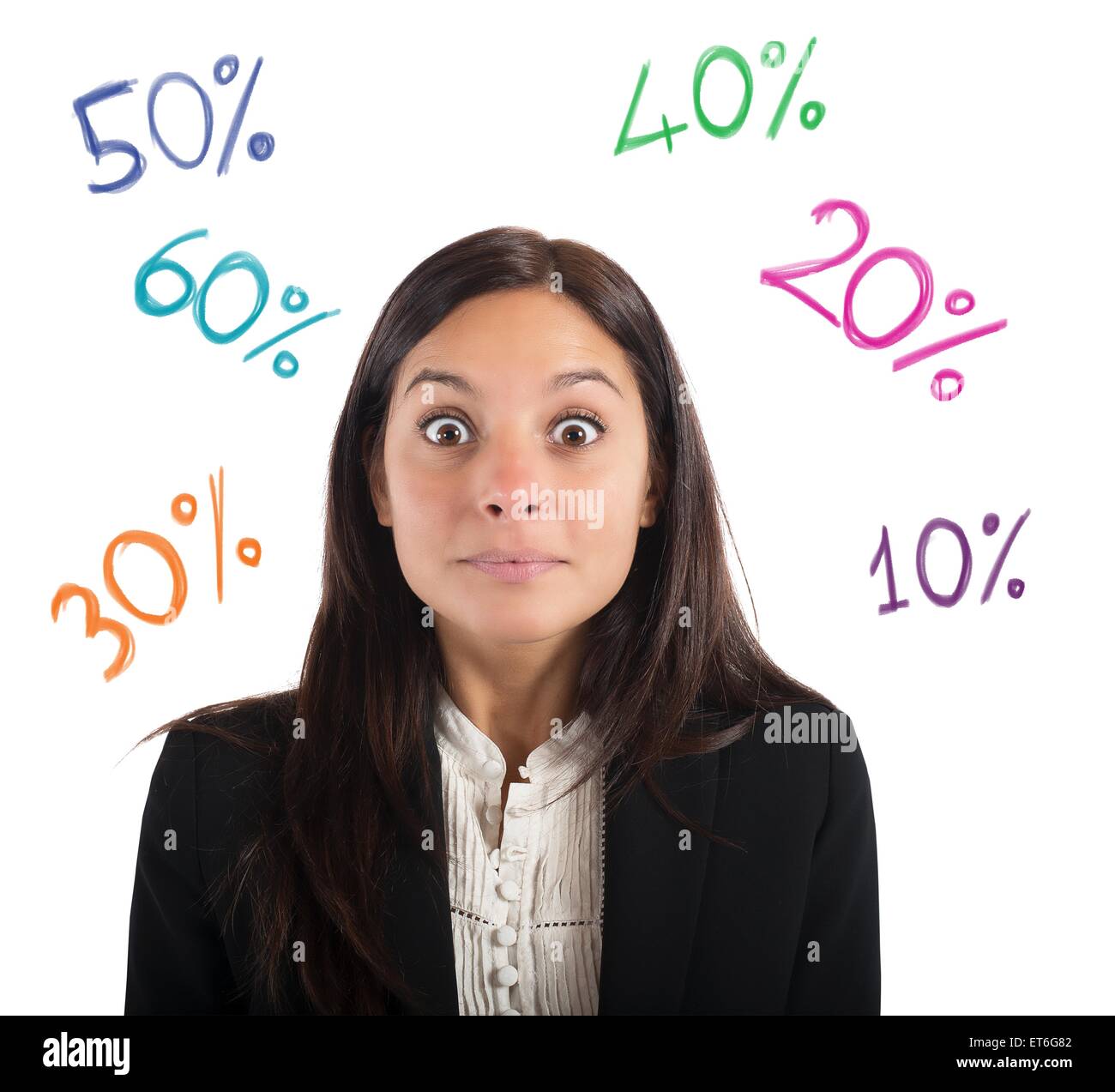 Percentage Of Profit Stock Photo Alamy