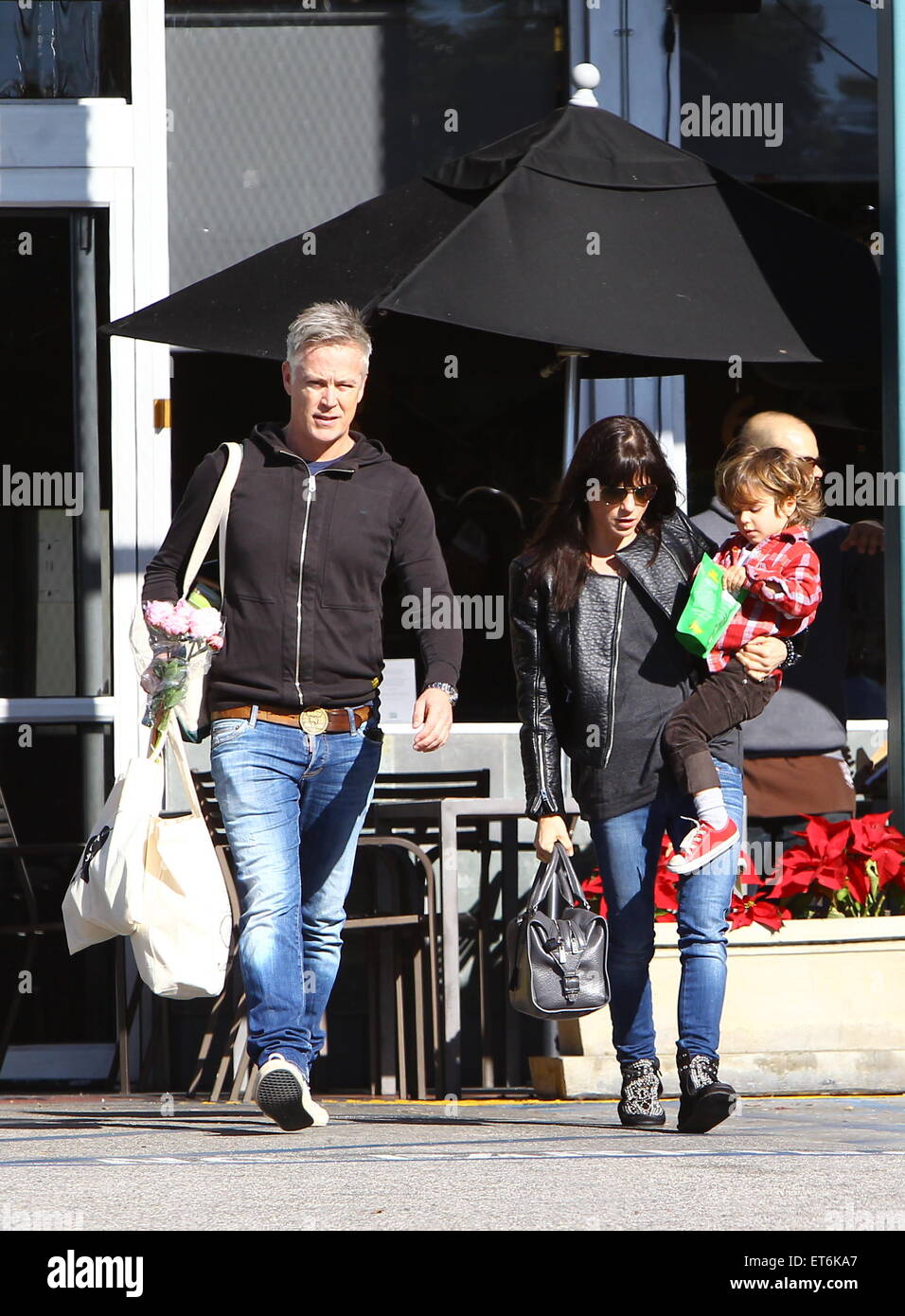 Selma Blair spotted shopping at Whole Foods Market with her son Arthur