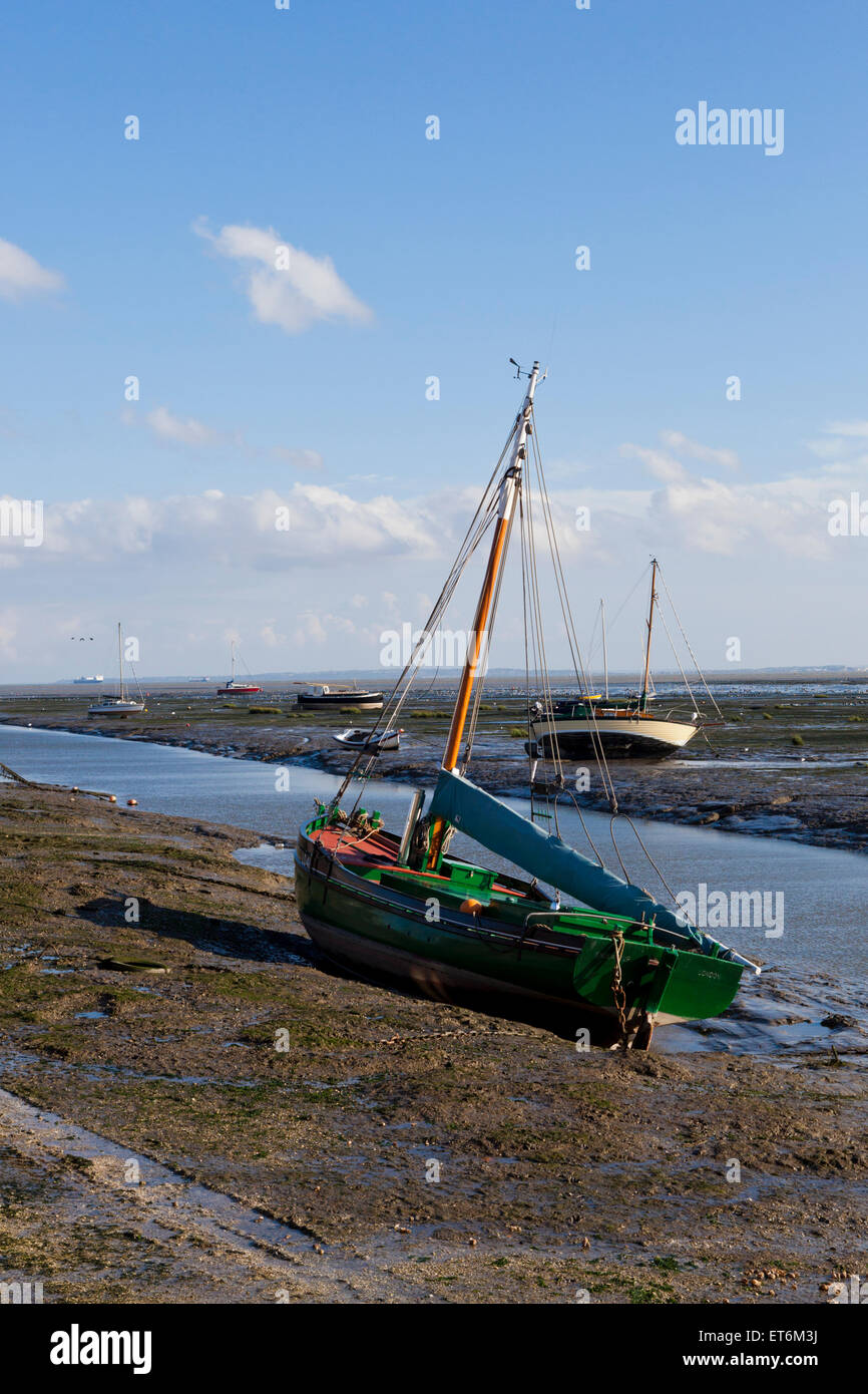 The Endeavour moored up at LeighOn Sea Essex England United Kingdom