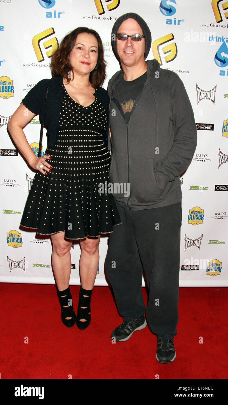 One Step Closer Foundation 7th Annual All-In For Cerebral Palsy Celebrity Poker Tournament at Bally's Las Vegas Hotel & Casino  Featuring: Jennifer Tilly, Phil Laak Where: Las Vegas, Nevada, United States When: 13 Dec 2014 Credit: DJDM/WENN.com Stock Photo