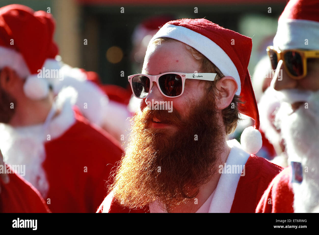 SantaCon LA 2014 Santa Claus Convention in Hollywood Featuring
