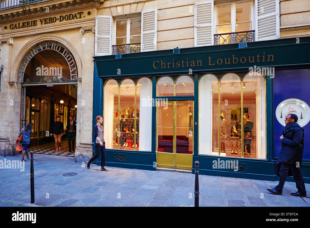 France, Paris, Vero Dodat galerie Stock Photo