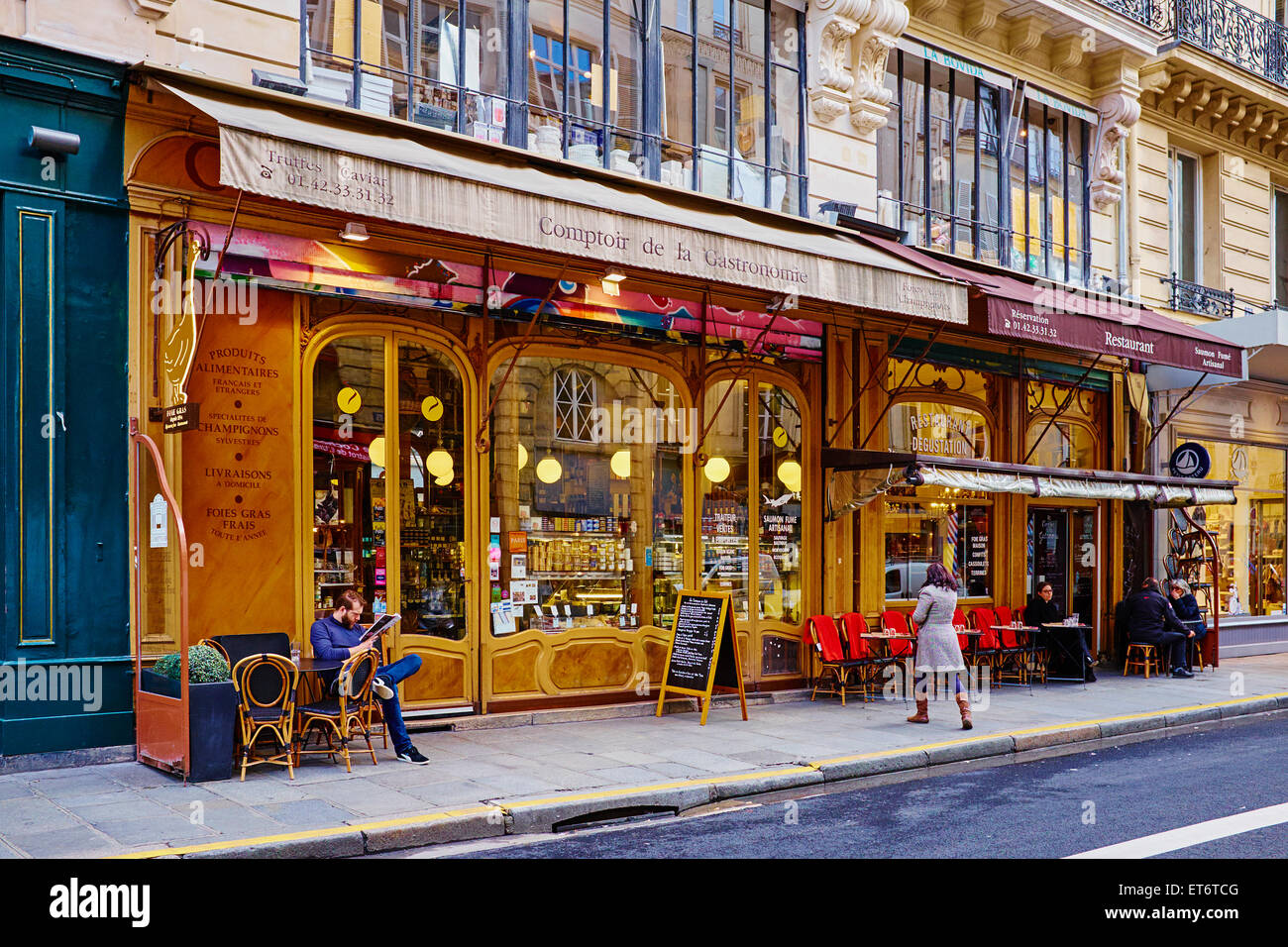 France, Paris (75), Comptoir de La Gastronomie, 34 rue Montmartre Stock Photo