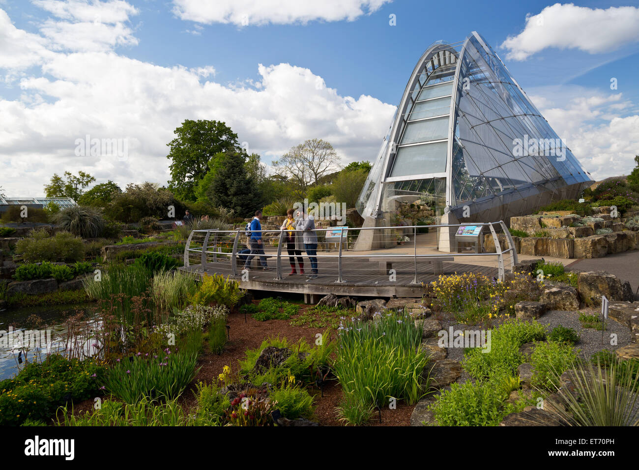 Kew royal botanical gardens, Davies Alpine House - London, UK, Europe Stock Photo