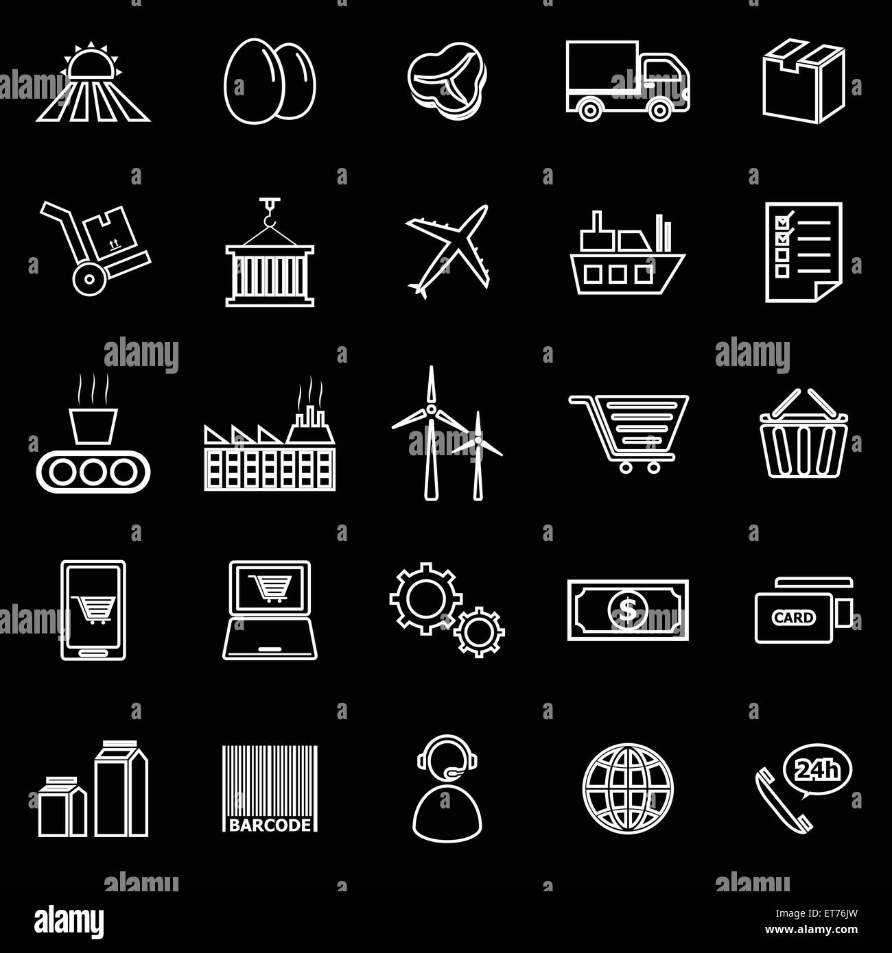 Supply chain Black and White Stock Photos & Images - Alamy