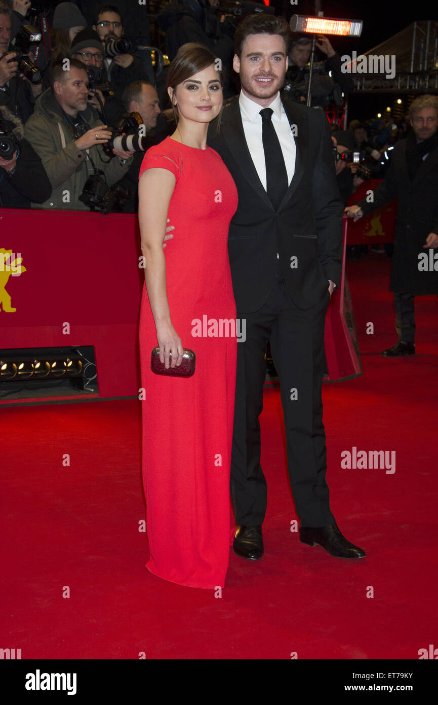 65th Berlin International Film Festival - 'Cinderella' - Premiere  Featuring: Richard Madden, Jenna-Louise Coleman Where: Berlin, Germany When: 13 Feb 2015 Credit: IPA/WENN.com  **Only available for publication in UK, USA, Germany, Austria, Switzerland** Stock Photo