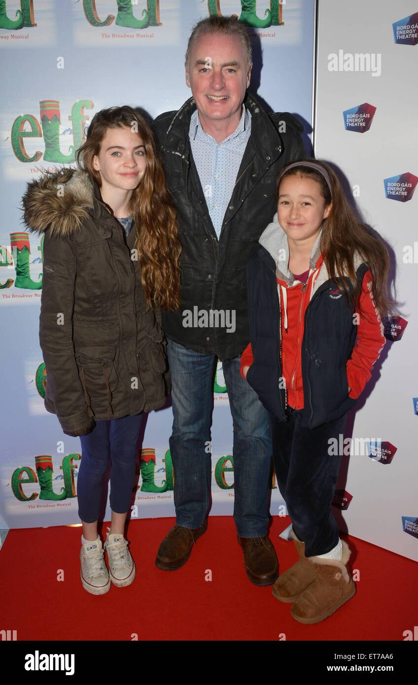 Opening night of 'Elf the Musical' at The Bord Gais Energy Theatre in