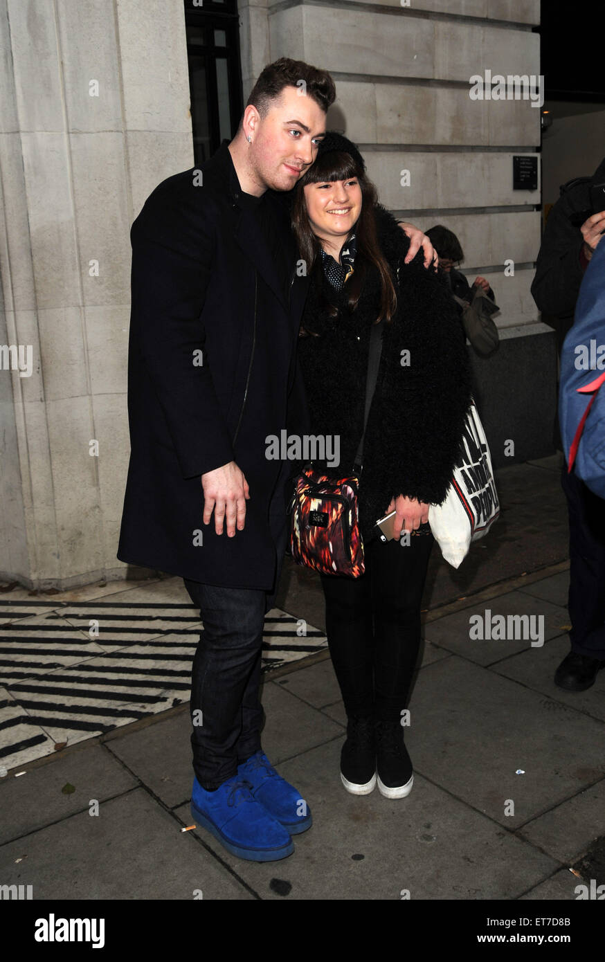 Sam Smith at the BBC Radio 2 studios Featuring: Sam Smith Where: London ...