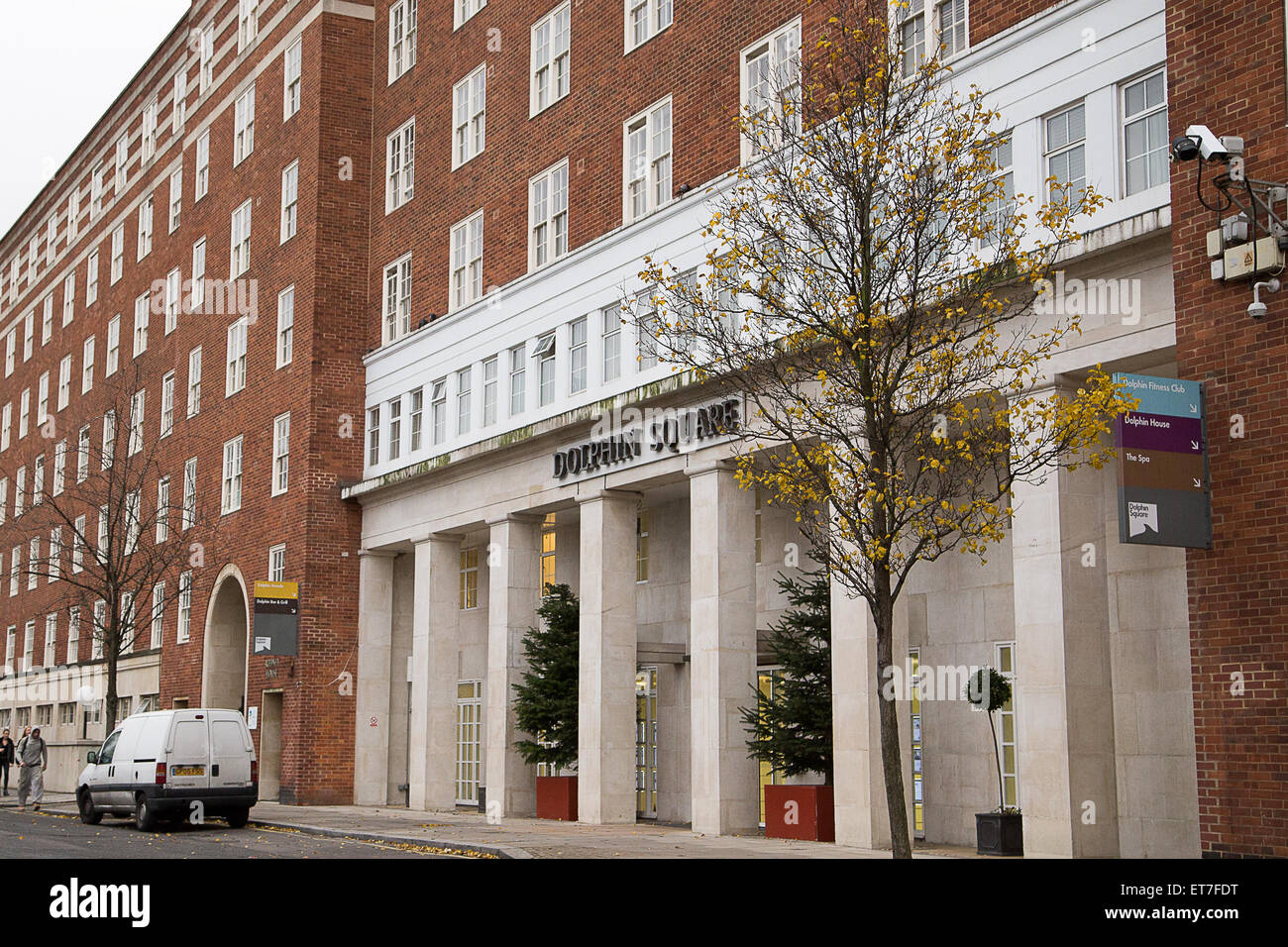 Dolphin Square in Pimlico which is being linked to a Pedophile ring.  Featuring: Atmosphere Where: London, United Kingdom When: 18 Dec 2014  Credit: WENN.com Stock Photo - Alamy