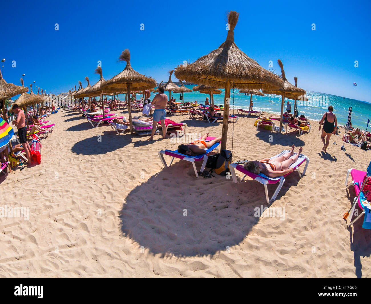 Swimwear Beach Majorca Stock Photos Swimwear Beach Majorca Stock