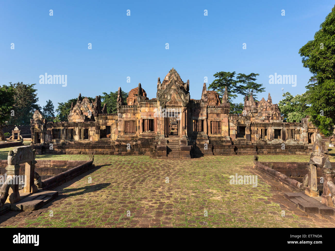 Eastern Gopuram, Prasat Muang Tam, Muang Tam, Khmer temple, Buri Ram, Buriram Province,Isan, Isaan, Thailand Stock Photo