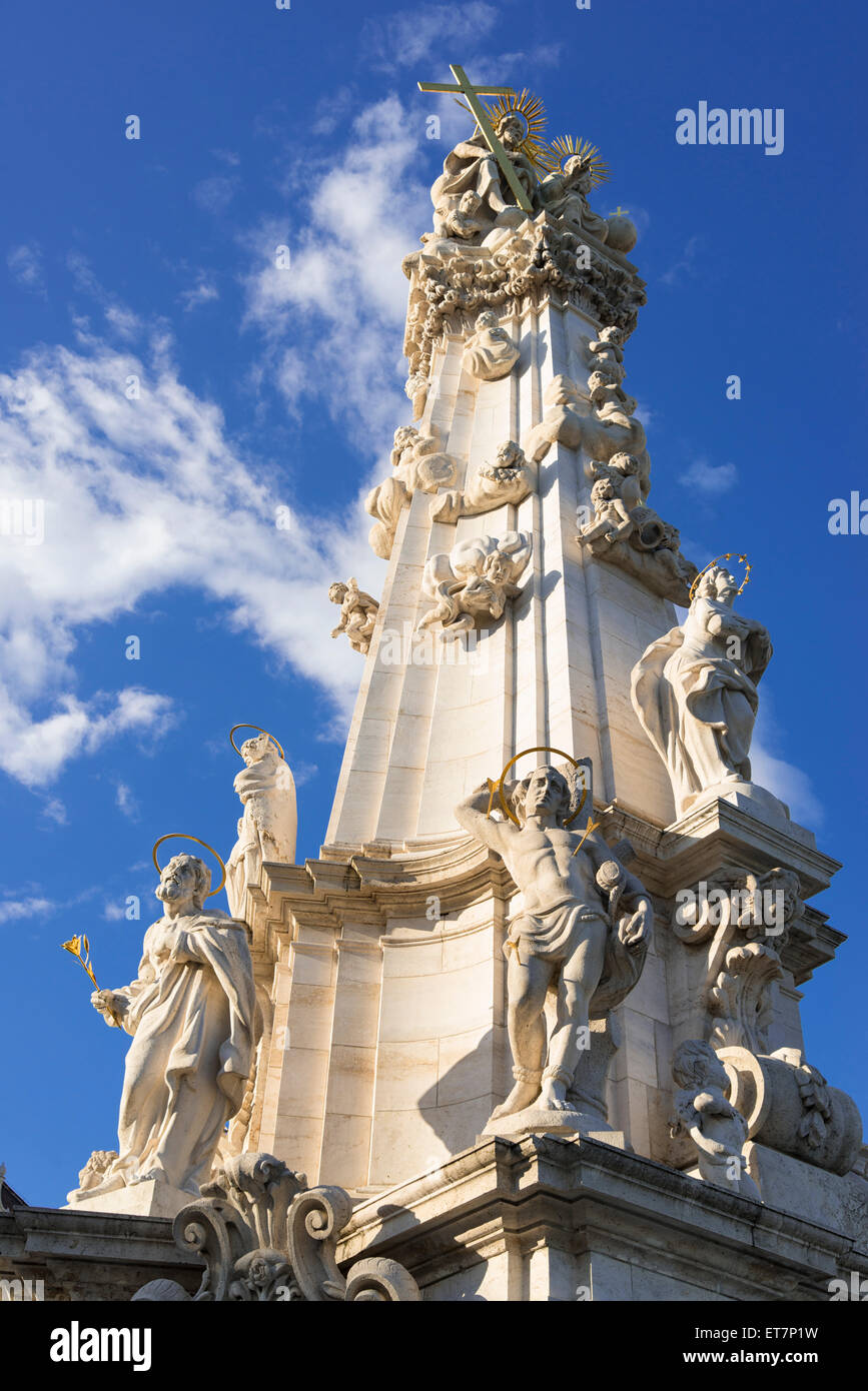 Trinity Column, Budapest, Hungary Stock Photo
