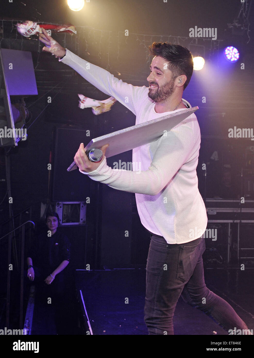 2014 'X Factor' winner Ben Haenow performs live at GAY and has a cake