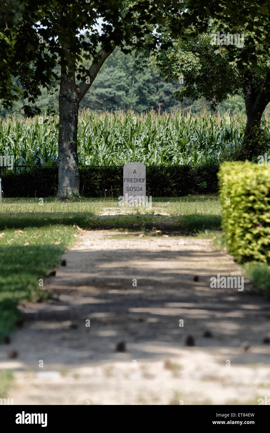 Welzow, Germany, Cemetery Proschim Stock Photo