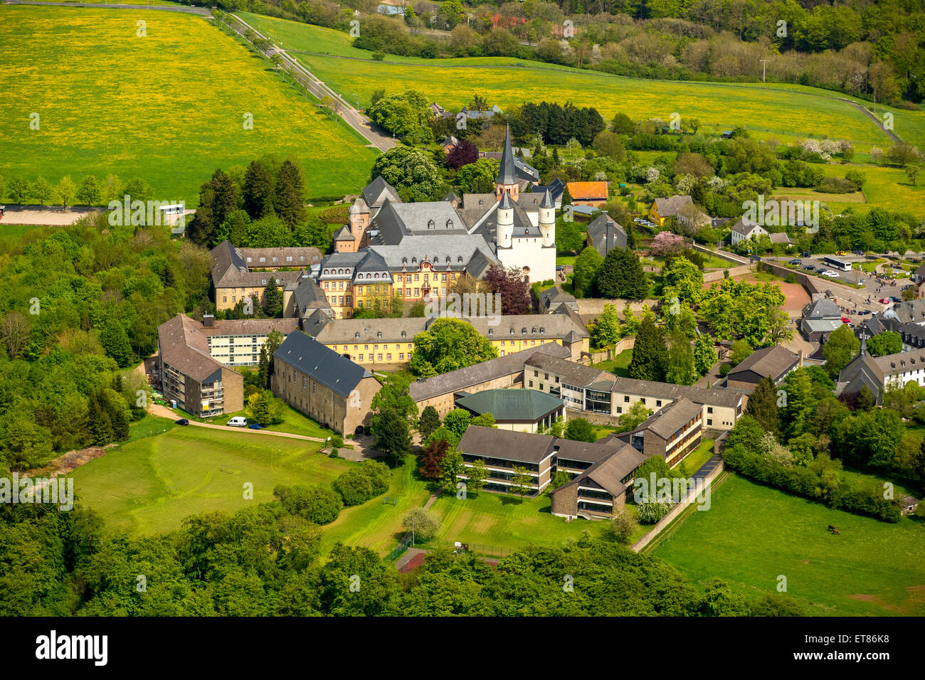 Steinfeld monastery, Benedictine abbey, Kall, Eifel, North Rhine-Westphalia, Germany Stock Photo