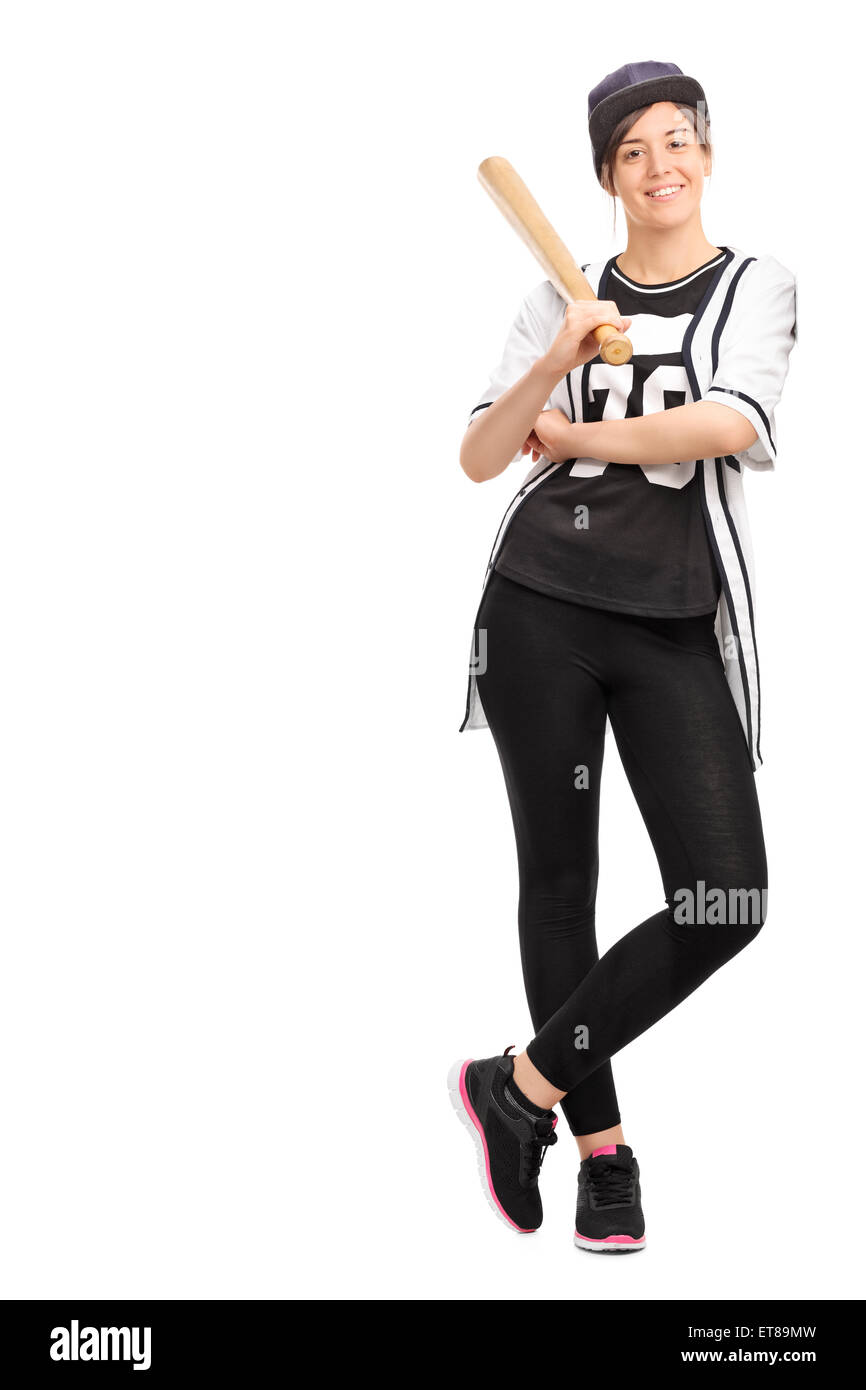 Female baseball uniform Cut Out Stock Images & Pictures Alamy