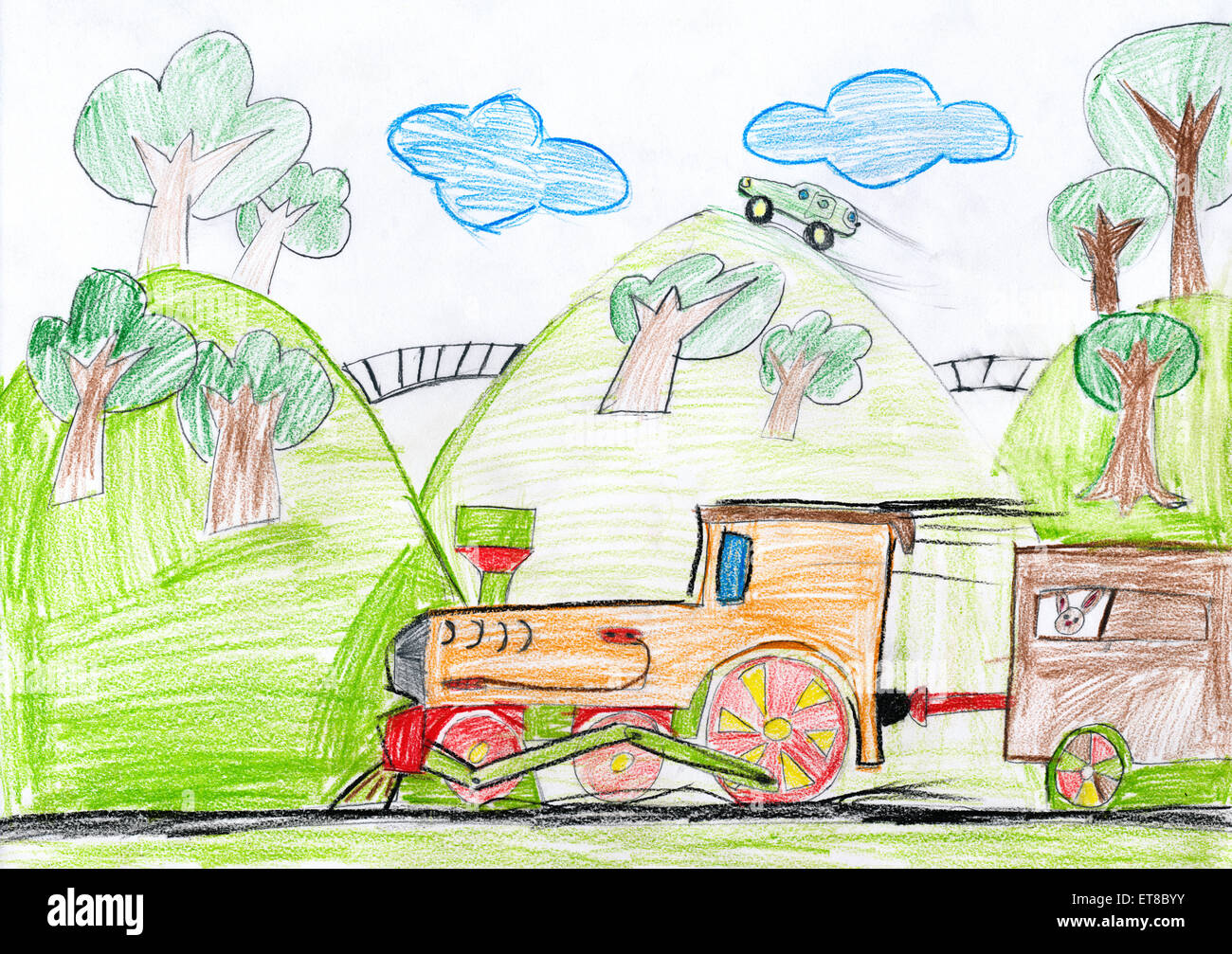 beautiful scenery drawing for kids in simple steps - YouTube-saigonsouth.com.vn