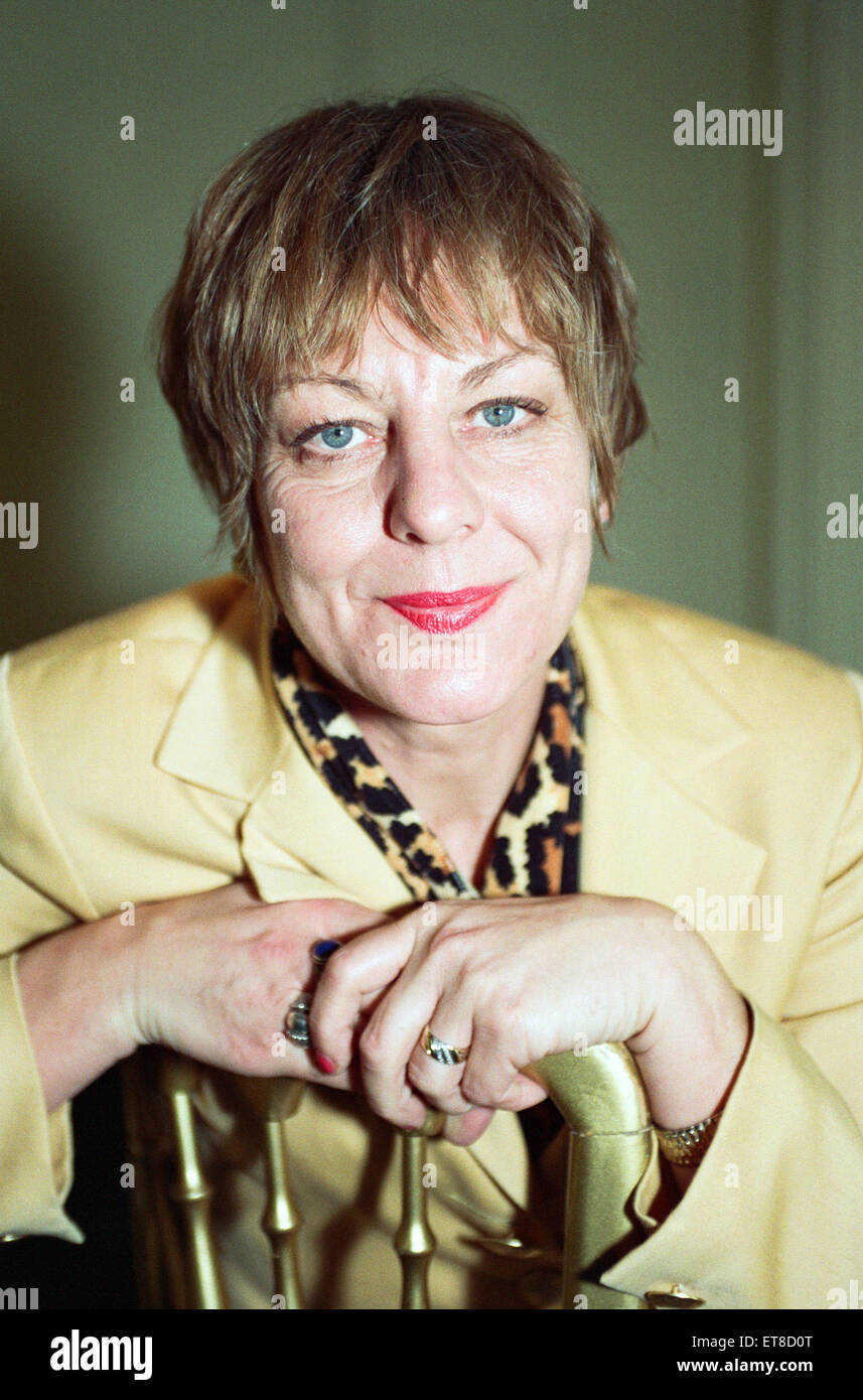 Author Sue Townsend. 27th October 1992. Stock Photo