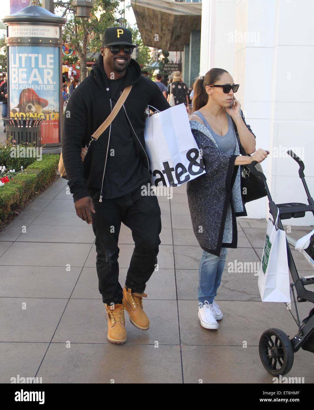 Celebrities Christmas shopping at The Grove Featuring: Lance Gross Where:  Los Angeles, California, United States When: 24 Dec 2014 Credit: WENN.com  Stock Photo - Alamy