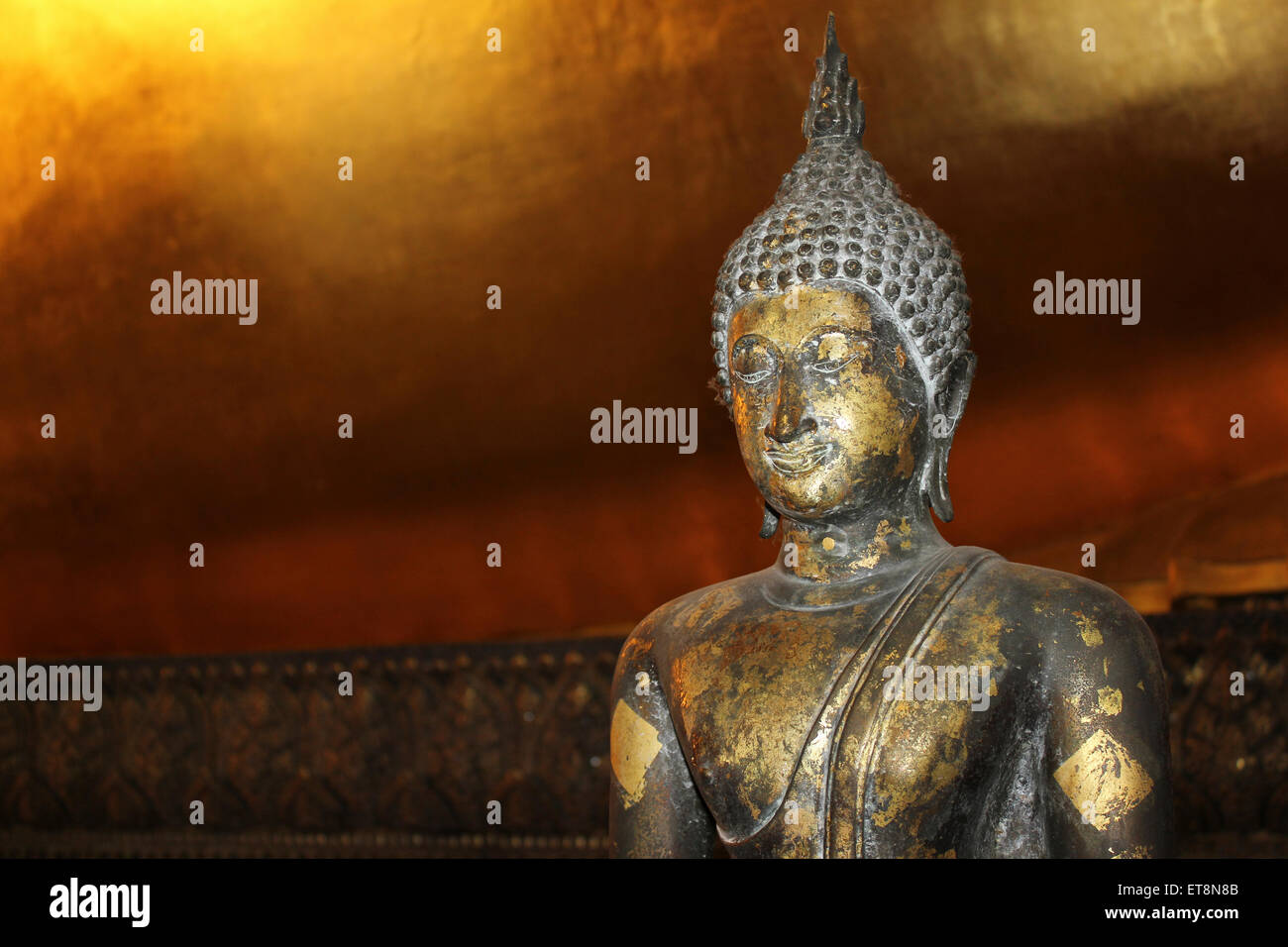 Buddha Statue In Wat Pho Temple, Thailand Stock Photo