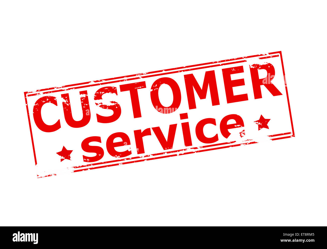 Rubber stamp with text customer service inside, vector illustration ...