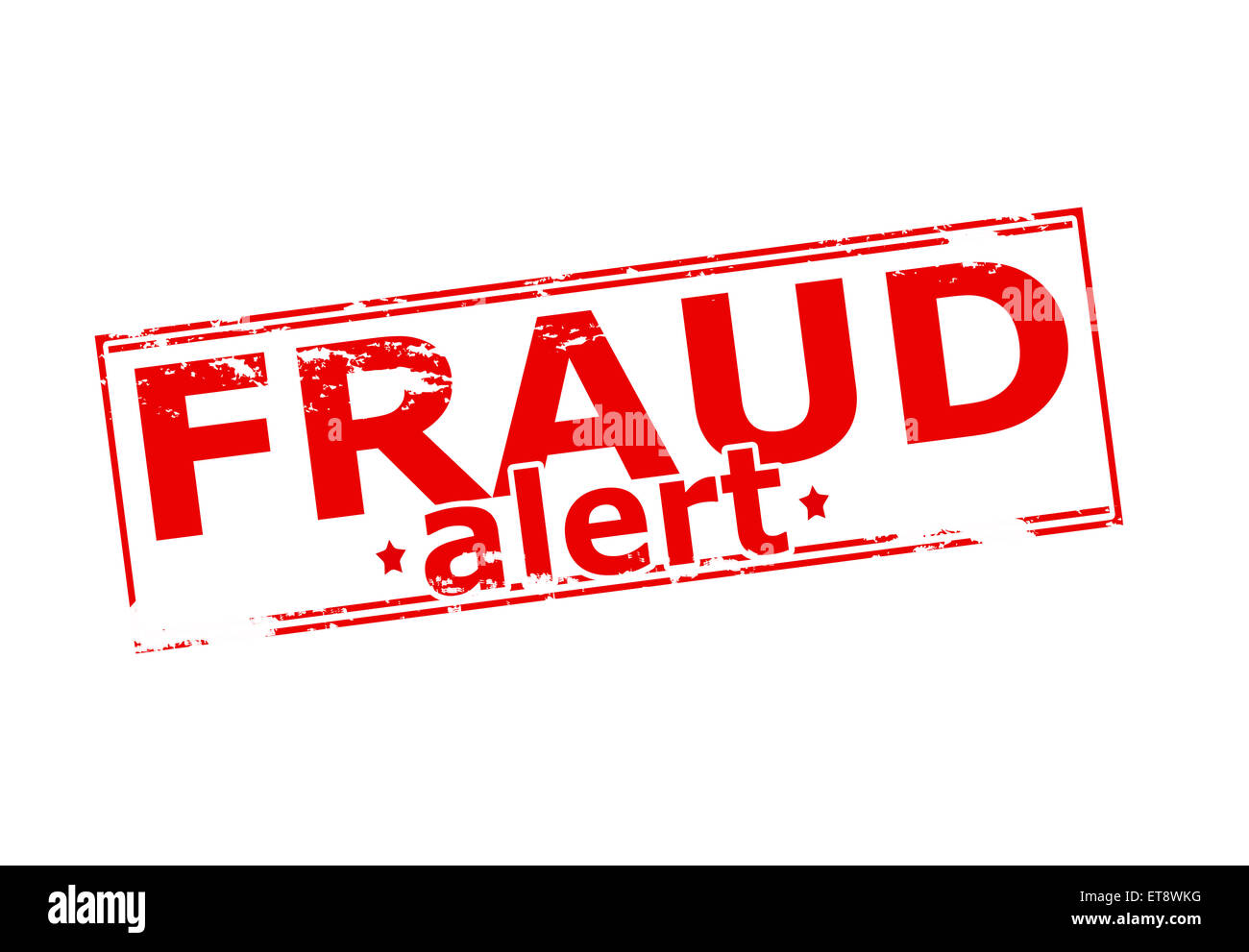 Rubber stamp with text fraud alert inside, vector illustration Stock Photo
