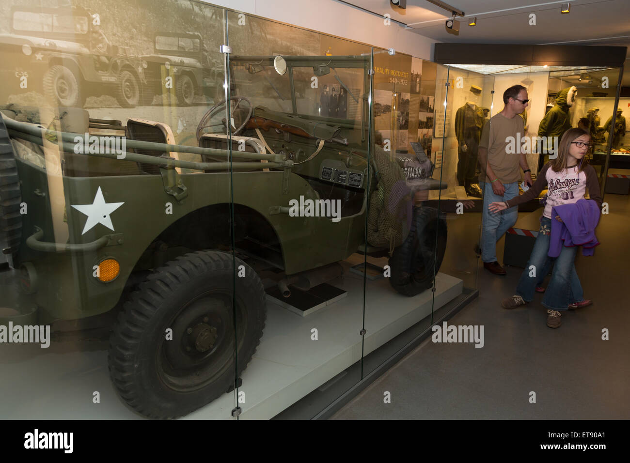 Rasdorf, Germany, permanent exhibition in barracks A on the Point Alpha memorial Stock Photo