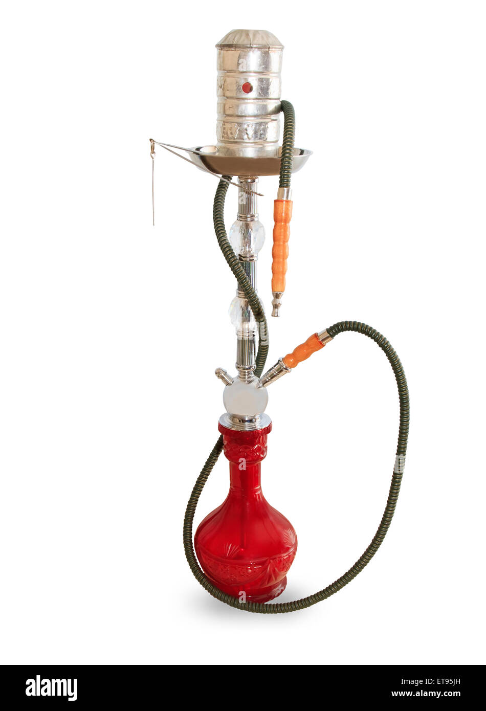 Hookah isolated on a white background Stock Photo