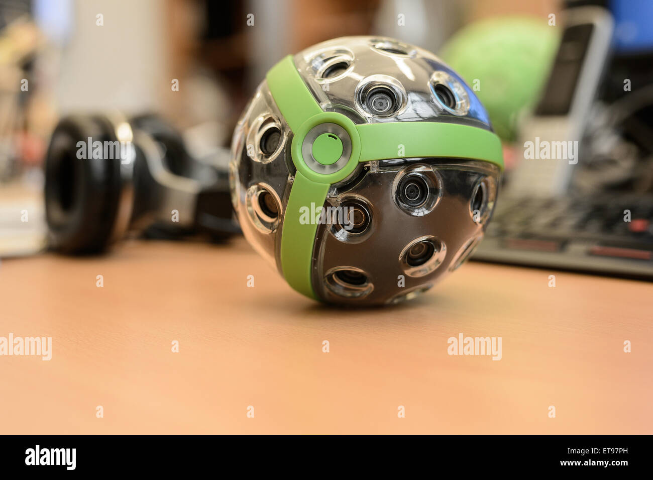 Berlin, Germany, Panono GmbH 360 degrees Ball Camera Stock Photo - Alamy