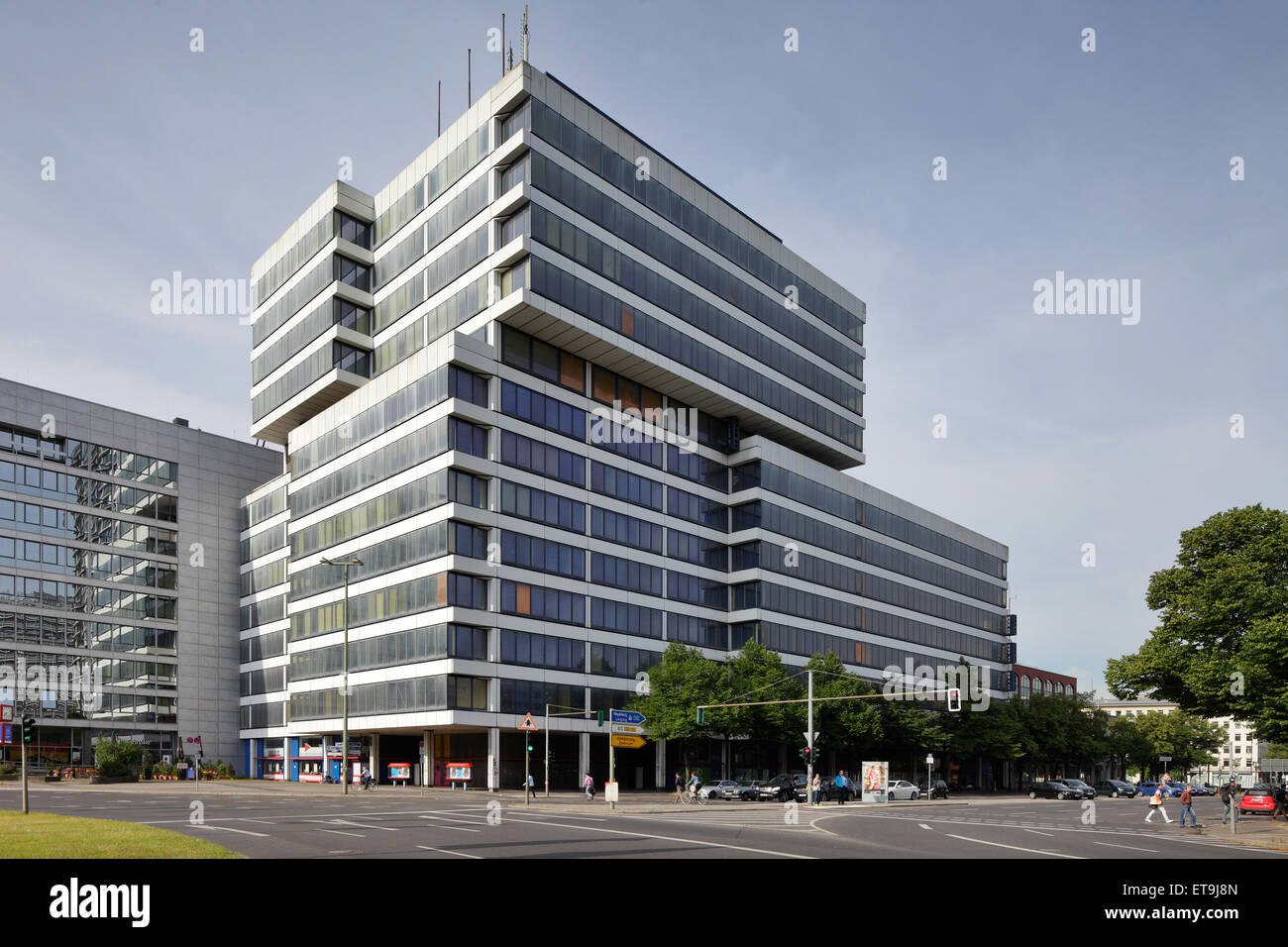 Berlin, Germany, an office and Geschaeftsgebaeude at Ernst-Reuter-Platz ...