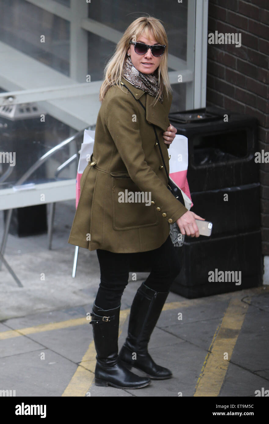 Tamzin Outhwaite outside ITV Studios Featuring: Tamzin Outhwaite Where