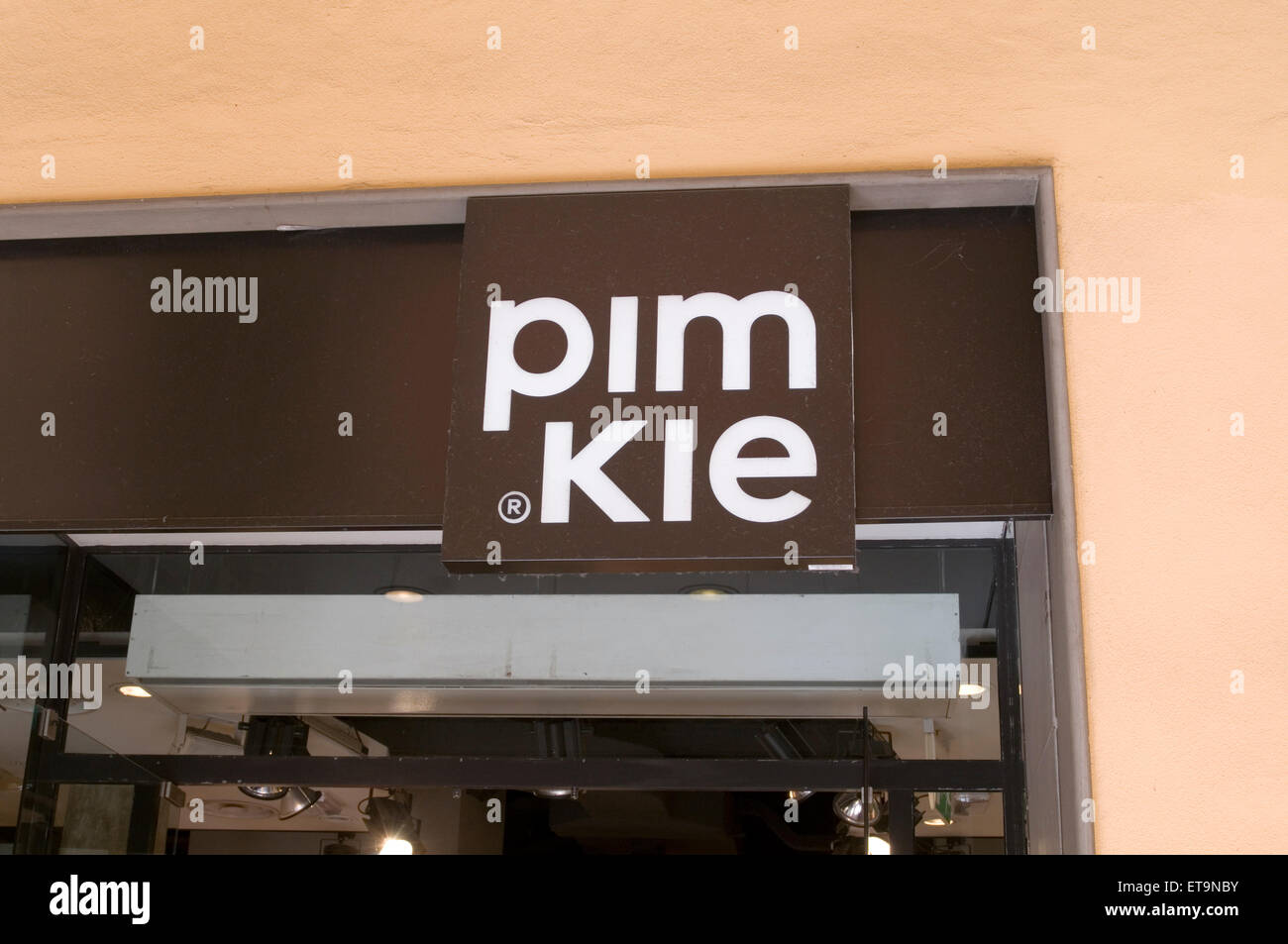 pimkie pim kie womens clothes retailer retail shop shops clothing fashion chain brand Stock Photo