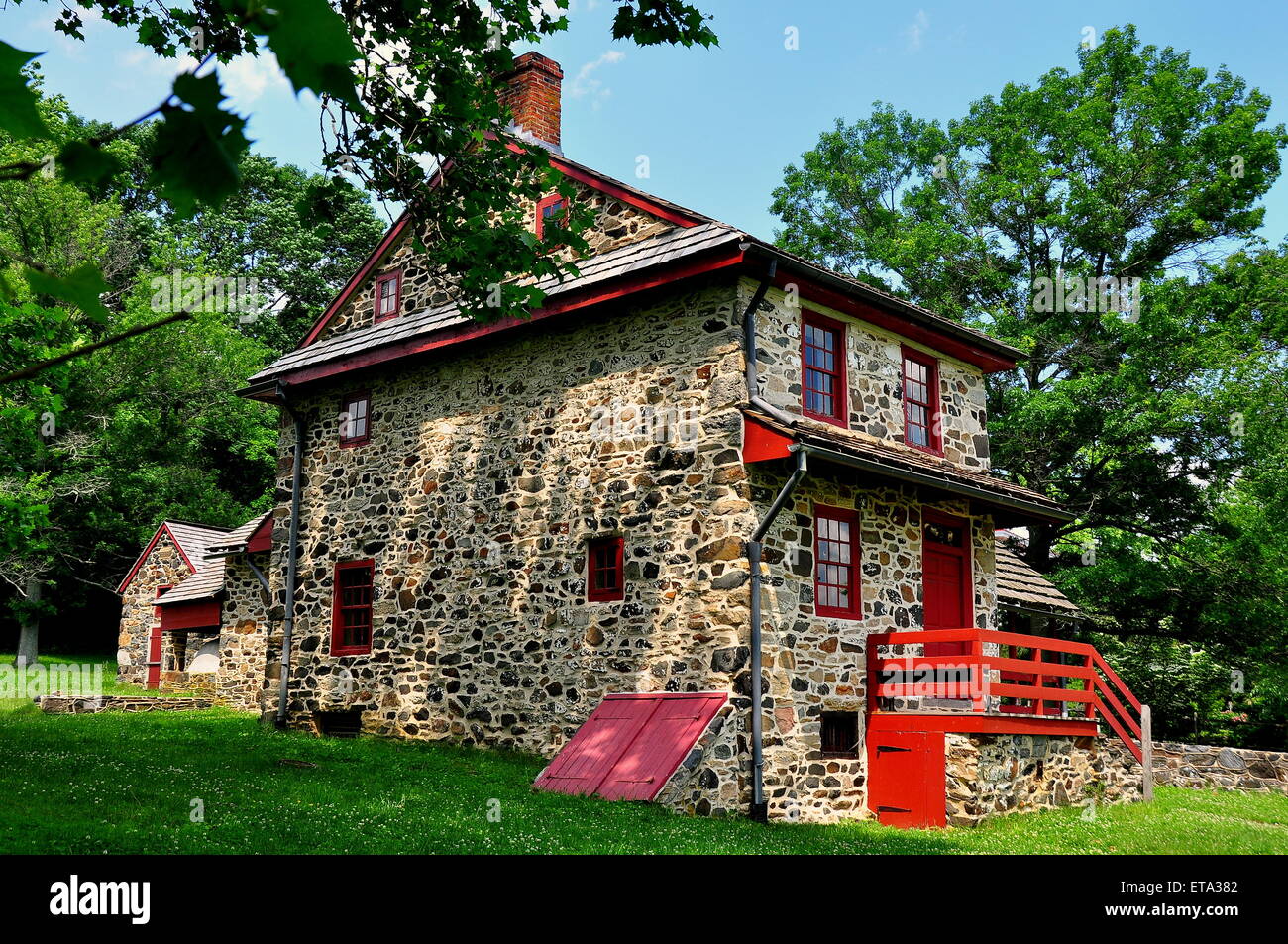 Chadds Ford, Pennsylvania: The Gideon Gilpin House Used By The Marquis ...