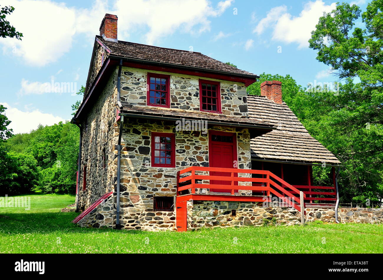 Chadds Ford, Pennsylvania The Gideon Gilpin House used by the Marquis