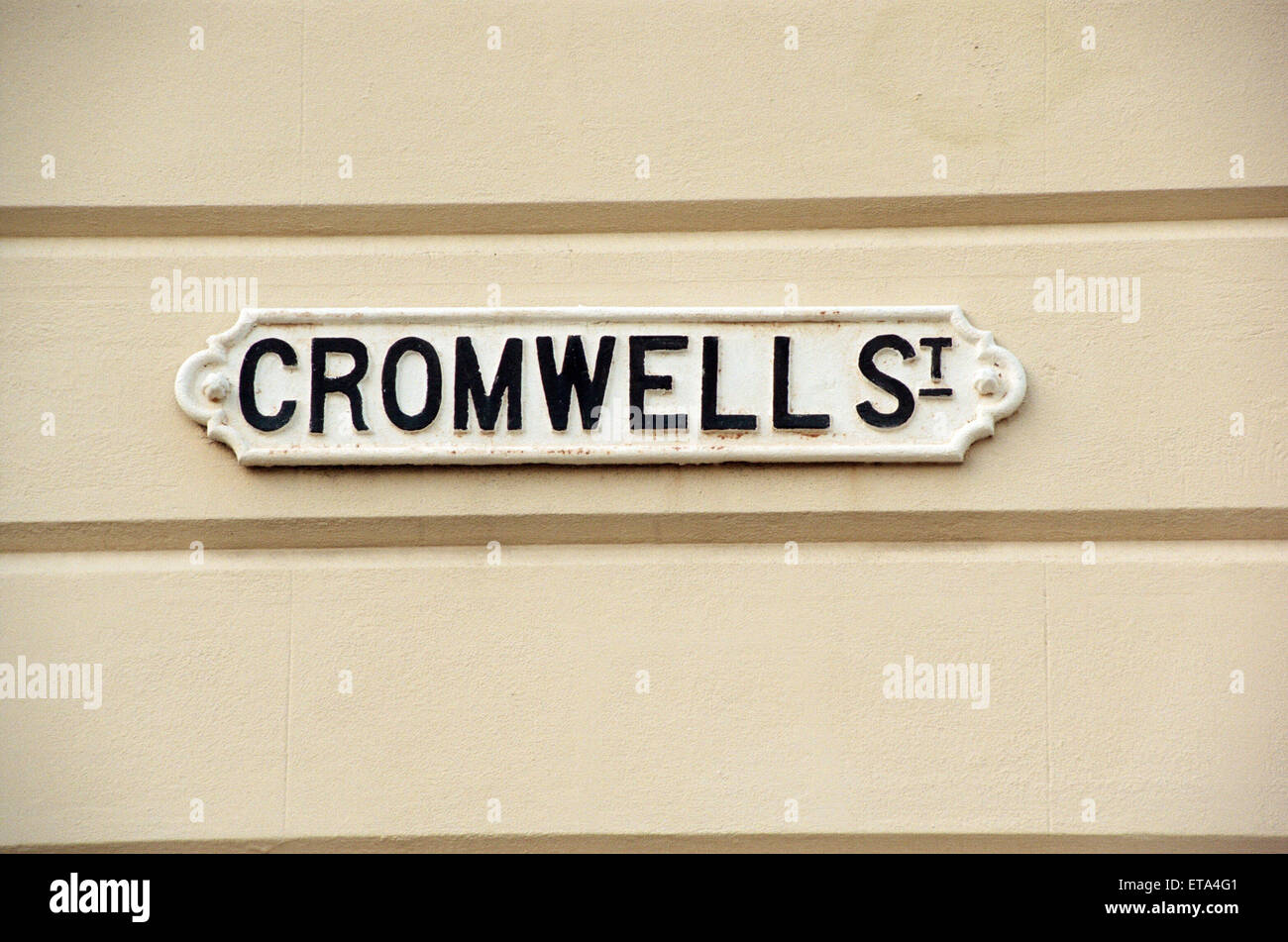 General views of houses on Cromwell Street, Gloucester. Number 25