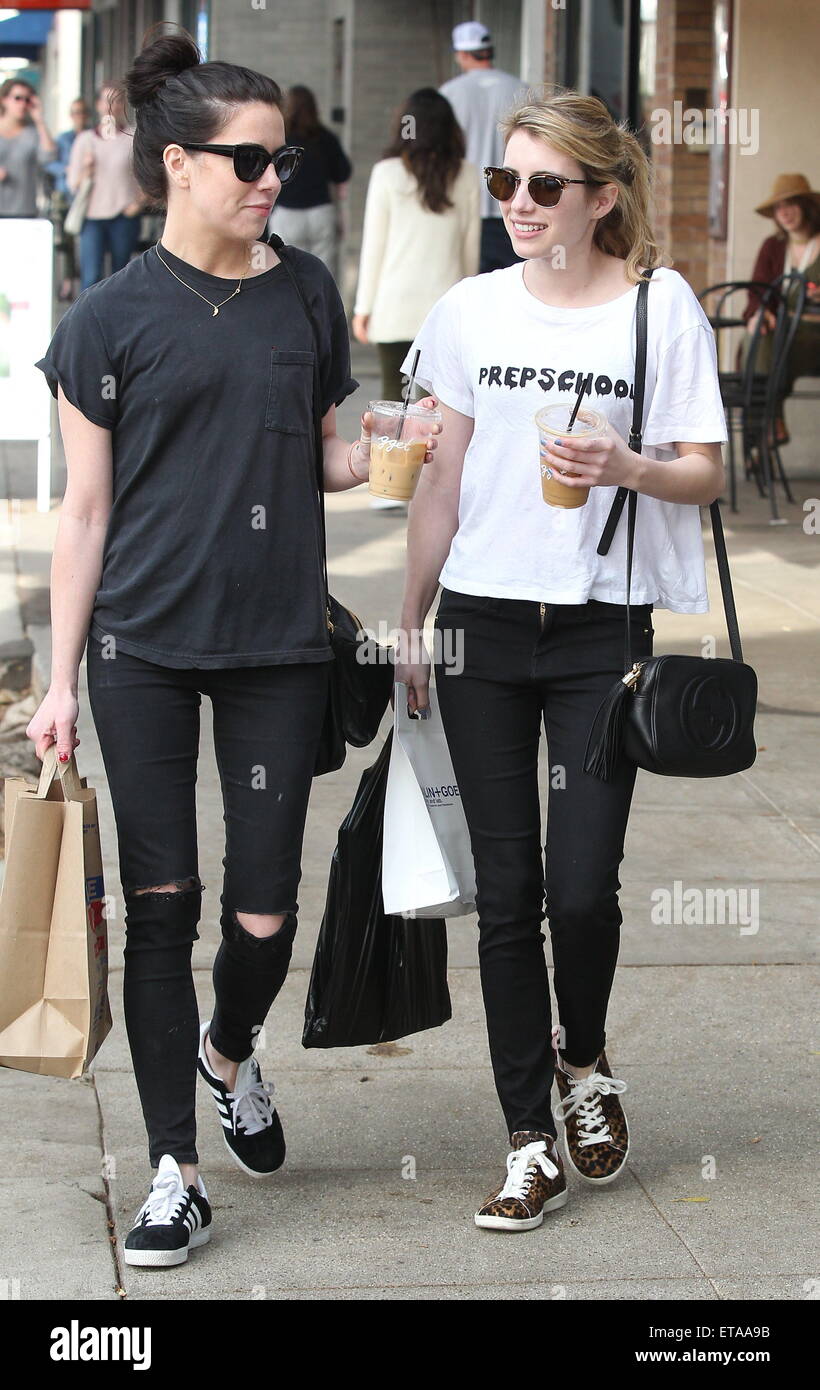 Emma Roberts Out Shopping With A Friend In West Hollywood Featuring ...