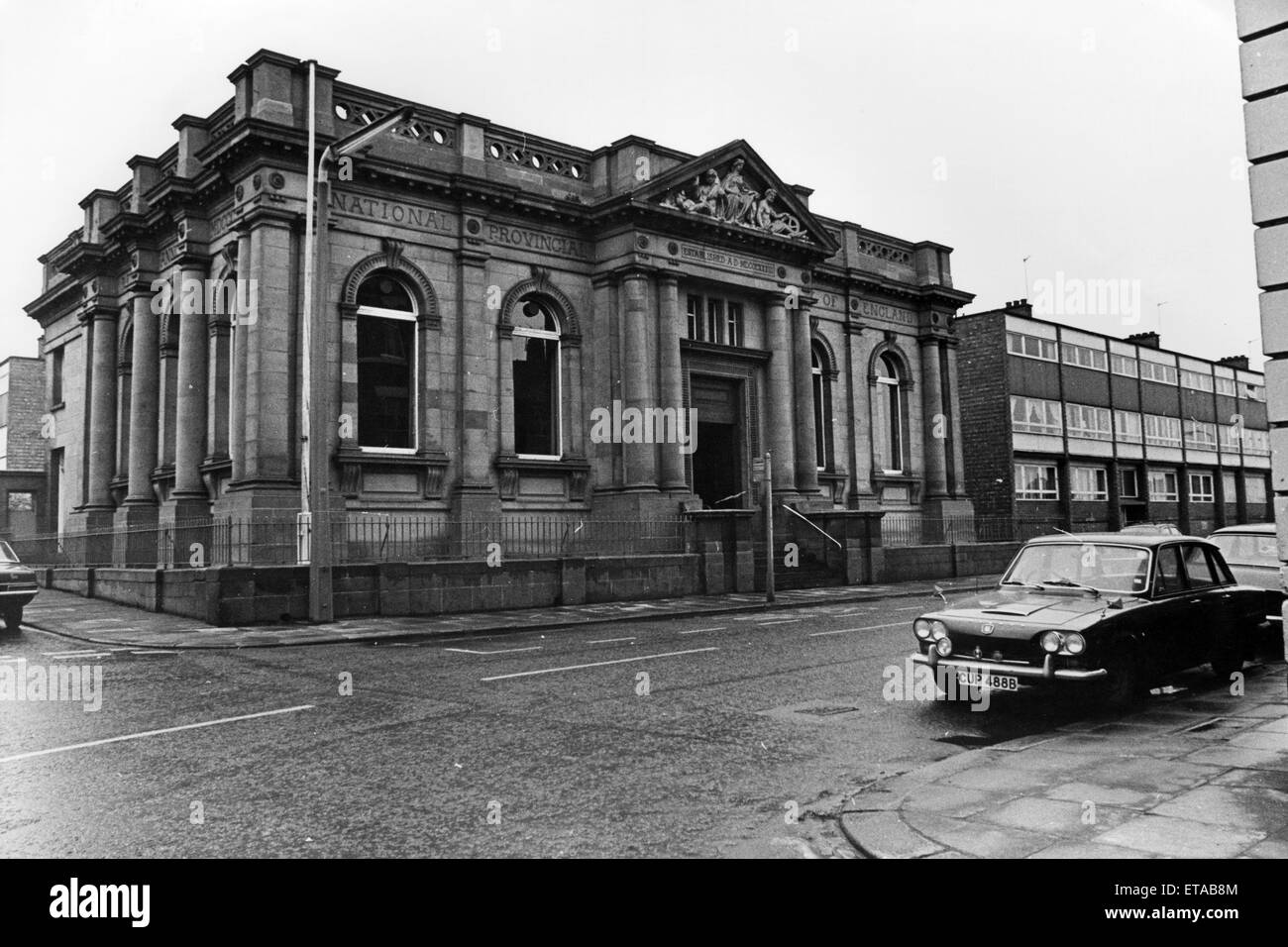The Cleveland Club, Queens Square, Middlesbrough, 3rd March 1975. Stock Photo