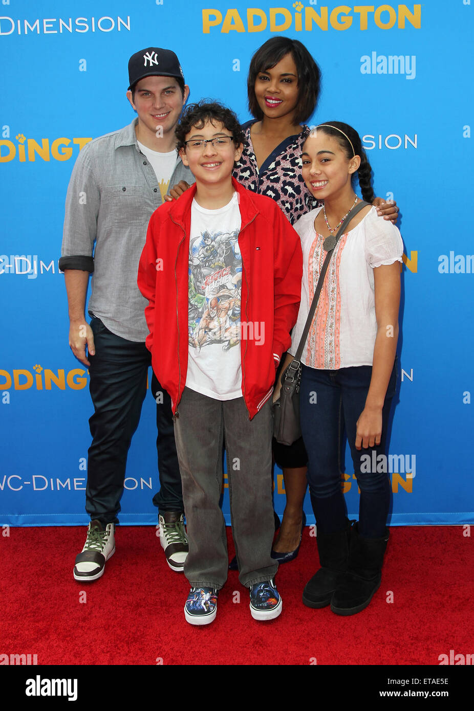 Sharon leal and kai miles land hi-res stock photography and images ...